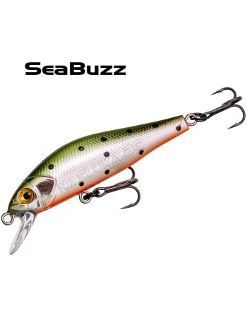 Воблер за пъстърва, кефал и костур Sea Buzz TJ Minnow, цвят MHTR