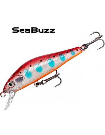 Воблер за пъстърва, кефал и костур Sea Buzz TJ Minnow, цвят MRY