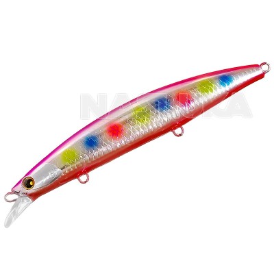 Потъващ морски воблер Shimano Nessa Hirame Minnow III Jet Boost 12.5 см, 25 г, цвят 017