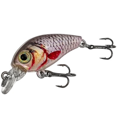 Плаващ воблер за кефал и пъстърва Sokudo Fantom Max 4.5 см, 3.7 г, цвят CRC