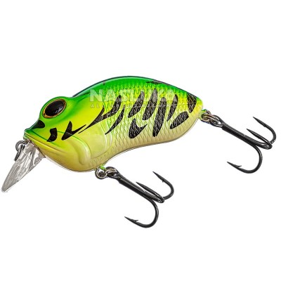 Плаващ воблер Sokudo Rattle Crank 6 см, 14 г, цвят FRT