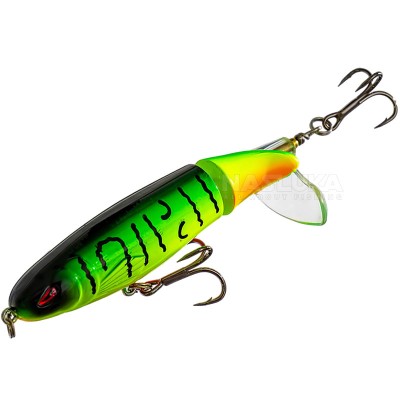 Повърхностен воблер с пропелер Sokudo Reventador 10 см, 14 г, цвят Firetiger