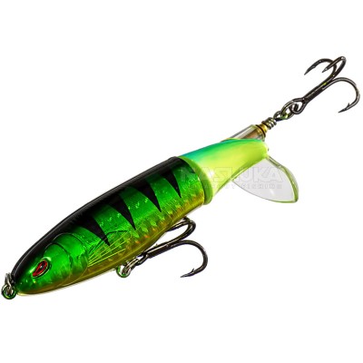 Повърхностен воблер с пропелер Sokudo Reventador 10 см, 14 г, цвят Perch