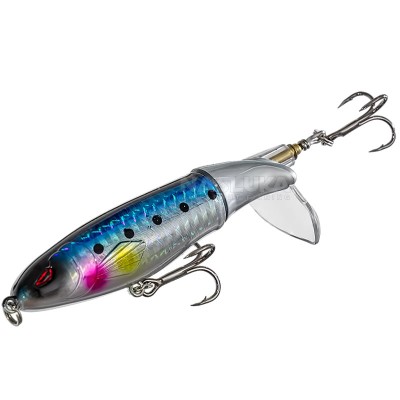 Повърхностен воблер с пропелер Sokudo Reventador 10 см, 14 г, цвят Sardine
