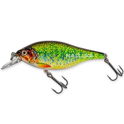 Плаващ воблер за бяла риба и щука Sokudo Triton Shad 8 см, 10 г, цвят GRT