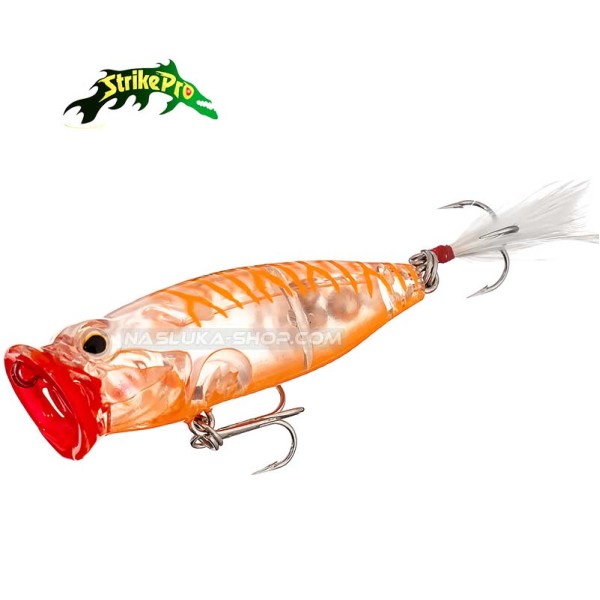 Воблер-попер Strike Pro SH-002B 4.5 см, 4 г, цвят JU016G — снимка 1