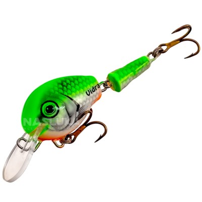 Двуделен воблер Vidra Atomic Chub Jointed Sinking 5 см, 7 г, цвят SFG