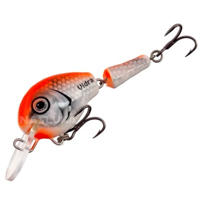 Двуделен воблер Vidra Atomic Chub Jointed Sinking 5 см, 7 г, цвят SFO