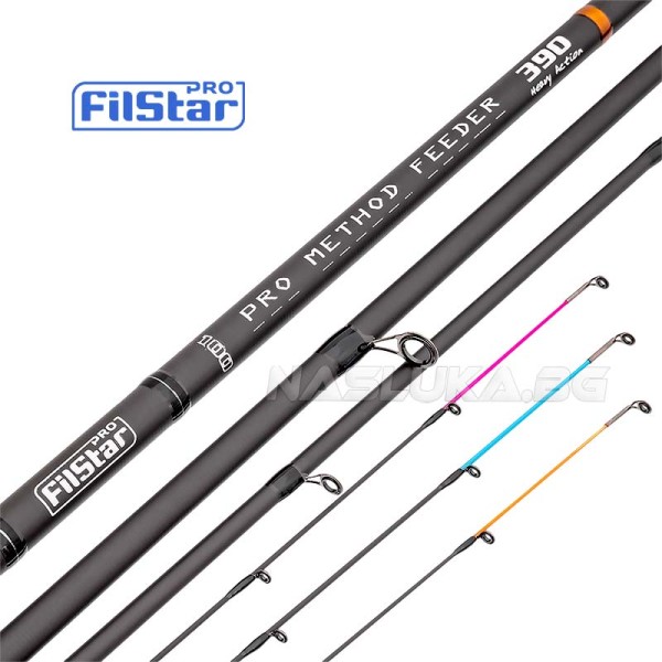 Фидер въдица Filstar Pro Method Feeder Heavy 3.90 м, 100 г — снимка 6