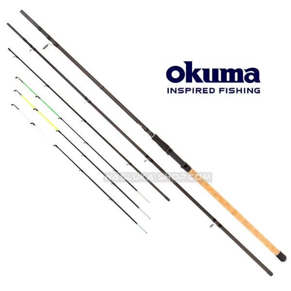 Фидер въдица Okuma Custom Black Feeder 3.60 м, 40-80 г — снимка 1