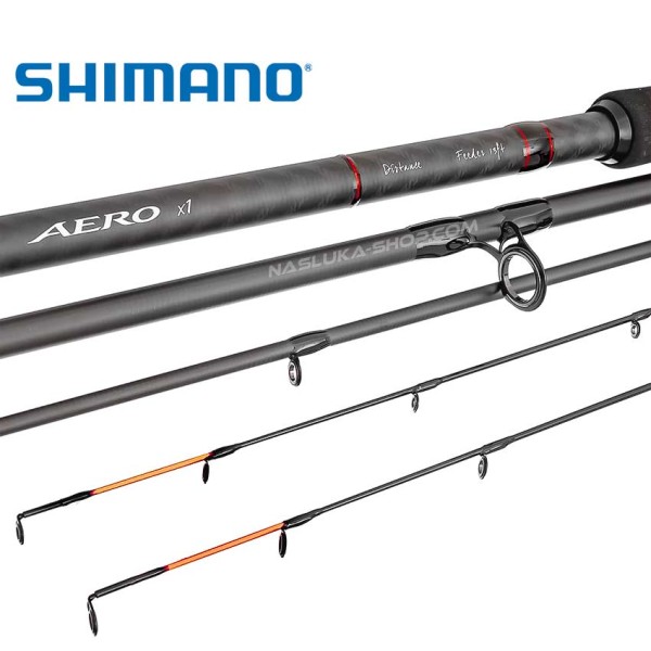 Фидер въдица Shimano Aero X1 Distance Feeder 3.96 м, 90 г — снимка 2