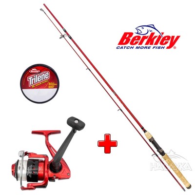 Спининг комплект въдица и макара Berkley Cherrywood HD 2.40 м, 15-40 г