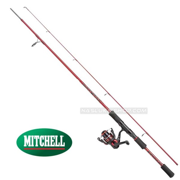 Спининг комплект Mitchell Tanager Red Spinning Combo 2.40 м, 10-40 г — снимка 1