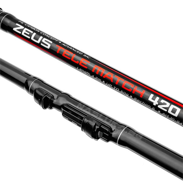 Телемач Fil Fishing Zeus Tele Match 4.20 м, 60 г — снимка 2