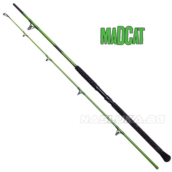 Въдица за сом Madcat Green Heavy Duty 3 м, 200-400 г — снимка 1