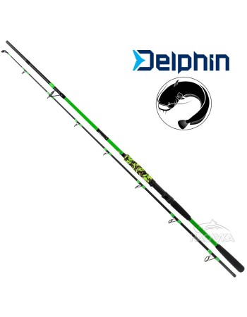 Въдица за тежък спининг Delphin Hyperio 2.40 м, 120 г