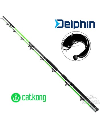 Въдица за риболов на сом Delphin Catkong Walkyra 3 м, 850 г