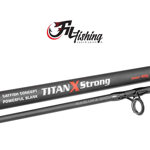 Въдица за сом Fil Fishing Titan X Strong 2.40 м, 400 г — снимка 3