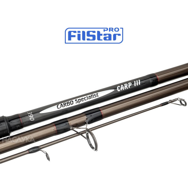 Шаранска въдица Filstar Carbo Specialist Carp III 3.90 м, 3.5 lb — снимка 2