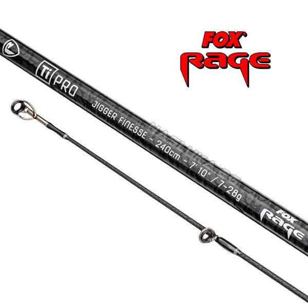 Джиг въдица Fox Rage Ti Pro Jigger Finesse, 2.40 м, 7-28 г — снимка 3