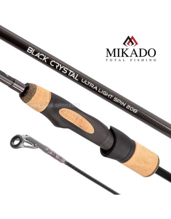 Спининг въдица Mikado Black Crystal UltraLight Spin 2.08 м, 1-6 г