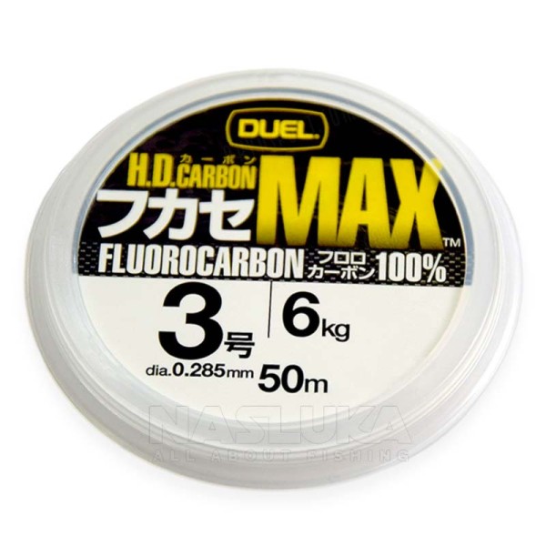 Флуорокарбон Duel H.D. Carbon MAX Fluorocarbon, 50 м — снимка 3