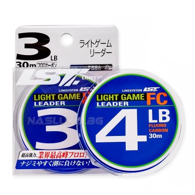 Флуорокарбон за поводи Line System Light Game Leader FC, 30 м