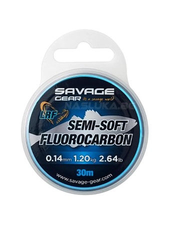 Флуорокарбон за поводи Savage Gear LRF Semi-Soft Fluorocarbon, 30 м