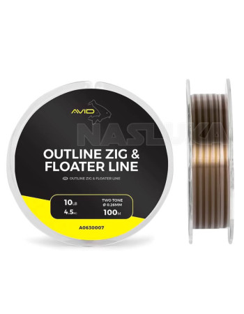 Монофилно влакно за зиг-риг Avid Outline Zig & Floater Line, 100 м