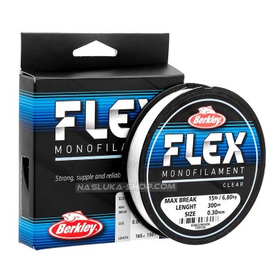 Монофилно влакно Berkley Flex Monofilament, Clear, 300 м