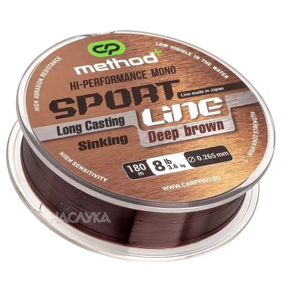 Метод фидер влакно Carp Pro Method Deep Brown, 180 м