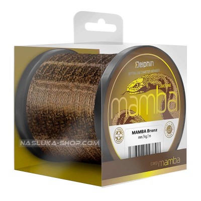 Влакно за риболов на шаран Delphin Mamba Carp Bronz, 1200 м