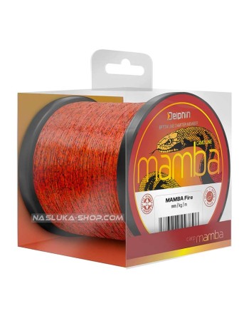 Влакно за риболов на шаран Delphin Mamba Carp Fire, 1200 м