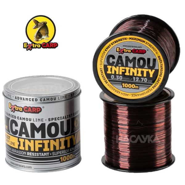 Шаранско влакно Extra Carp Camou Iternity 1000m — снимка 4
