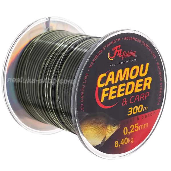 Влакно Fil Fishing Camou Feeder & Carp, 300 м — снимка 1
