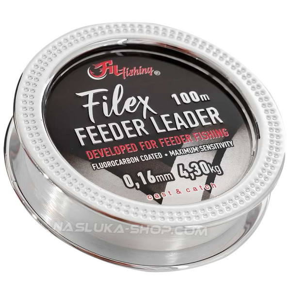 Монофилно фидер влакно Filex Feeder Leader, 100 м — снимка 2