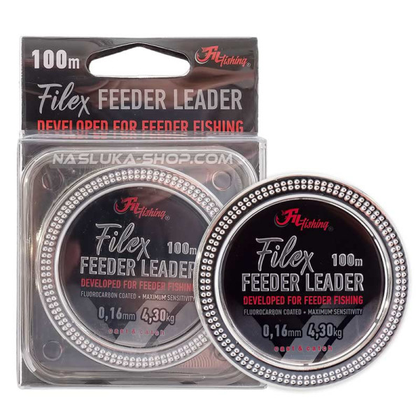 Монофилно фидер влакно Filex Feeder Leader, 100 м — снимка 3