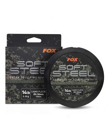 Монофилно шаранджийско влакно Fox Soft Steel Extra Tough Camo Fleck, 1000 м