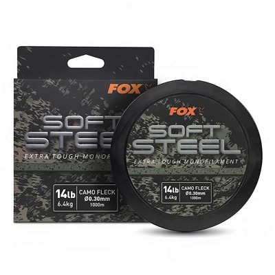 Монофилно шаранджийско влакно Fox Soft Steel Extra Tough Camo Fleck, 1000 м