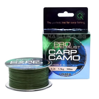 Влакно за риболов на шаран Lazer Pro Specialist Carp Camo, 300 м
