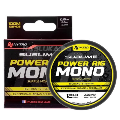 Монофилно влакно Nytro Sublime Power Rig Mono, 100 м