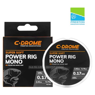 Монофилно влакно Preston C-Drome Power Rig Mono, 150 м