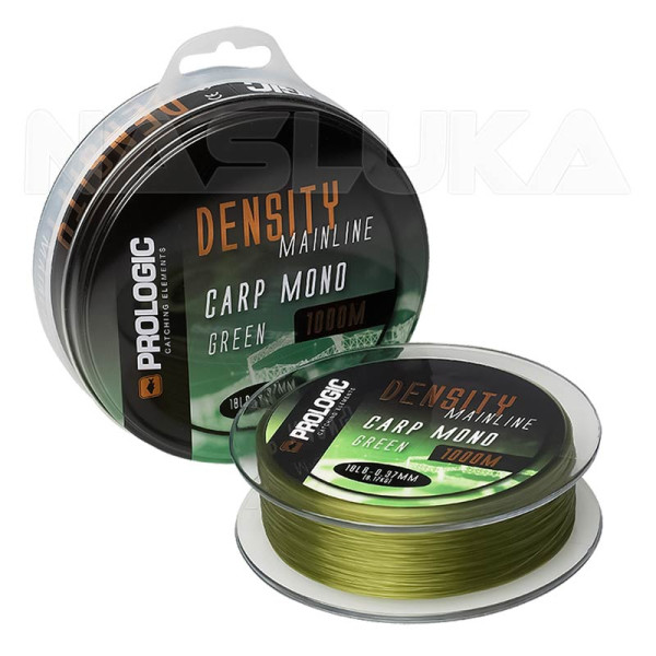 Монофилно влакно за риболов на шаран Prologic Density Carp Mono 1000 м, Green — снимка 1