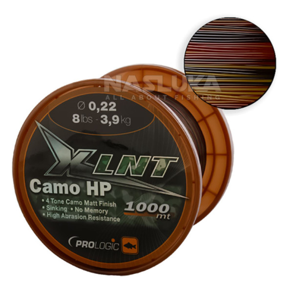 Монофилно шаранско влакно Prologic XLNT HP Camo, 1000 м — снимка 1