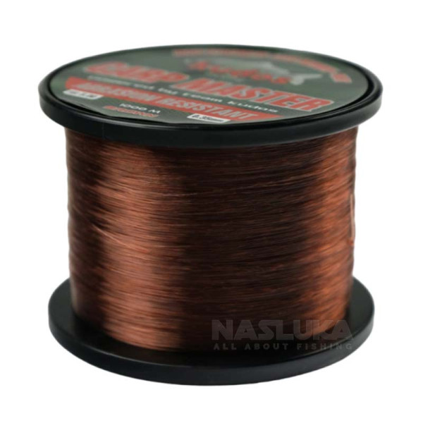 Монофилно шаранджийско влакно Kudos Carp Master 2500 м, Brown — снимка 2