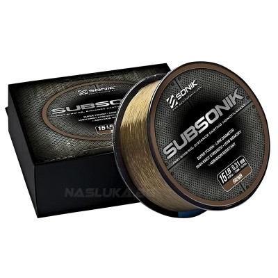 Бързопотъващо монофилно влакно за шаран Sonik Subsonik Brown 1200 м
