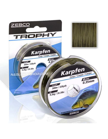 Влакно за риболов на шаран Zebco Trophy Karpfen, 300 м