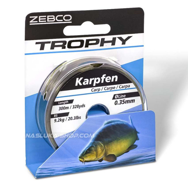 Влакно за риболов на шаран Zebco Trophy Karpfen, 300 м — снимка 4