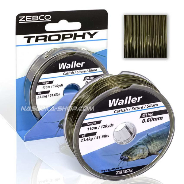 Влакно за риболов на сом Zebco Trophy Waller — снимка 1