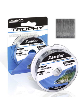 Влакно за риболов на бяла риба Zebco Trophy Zander, 300 м